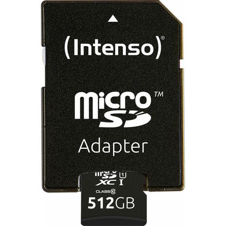 Κάρτα Μνήμης Intenso 512B Micro SD - UHS-I - PREMIUM